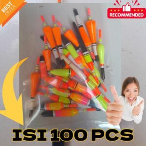 Paket Pelampung Pancing Kayu Starlite (Isi 100 Mix)