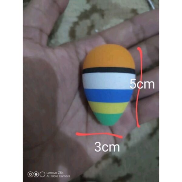 Pelampung Pancing Jantung 5cm Isi 100 Pcs