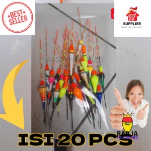 Pelampung Pancing Anti Badai isi 20 Varian Mix Buat Di toko